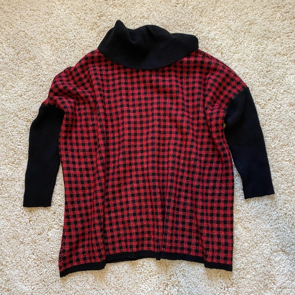 Joseph A Cowl Neck Sweater Size L Dolman Sleeves - Picture 10 of 14